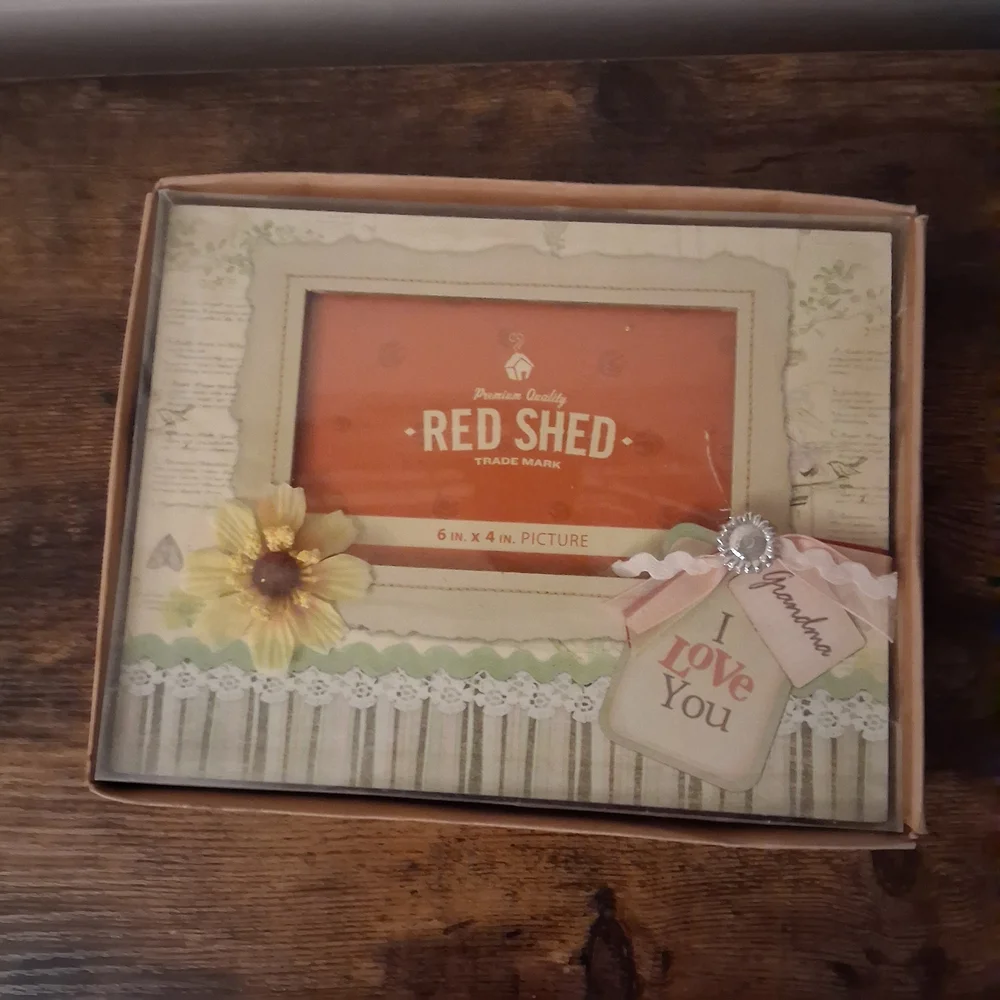Red Shed Grandma Picture Frame
